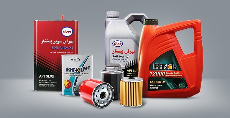 انواع روغن موتور در بسته‌بندی‌های مختلف